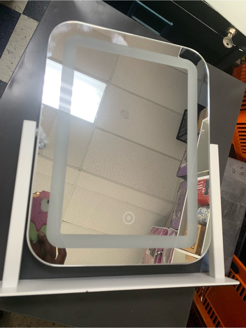 White LED Lighted Makeup Mirror - Touch Control